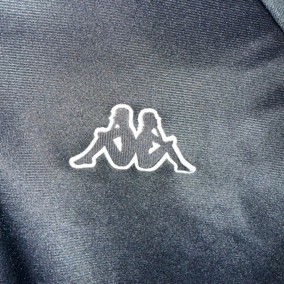 Kappa 222 Banda Wanniston Slim Fit Street Track Jacket Black White Size Large - Picture 8 of 14